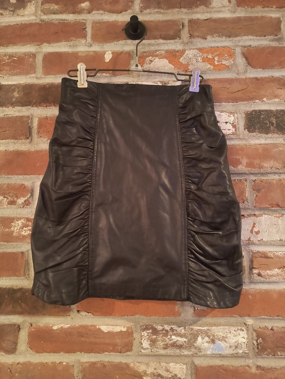 Nanette Leopore Leather Skirt